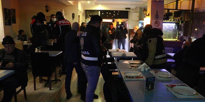 Ankara'daki asayiş uygulamalarında 1363 şüpheli yakalandı