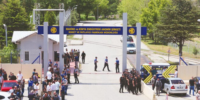 MKE'deki patlama ile ilgili uzmanlar sahada delil topluyor