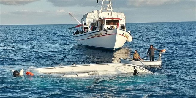 Gmenleri tayan teknenin alabora olmas sonucu 78 kii hayatn kaybetti