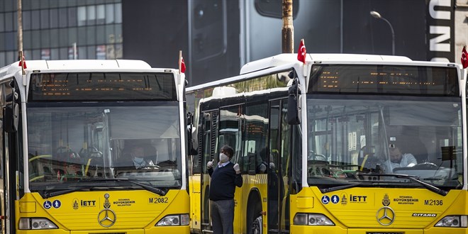 Ödeneklerini zamanında alamayan özel halk otobüsleri sahiplerinden İBB'ye tepki
