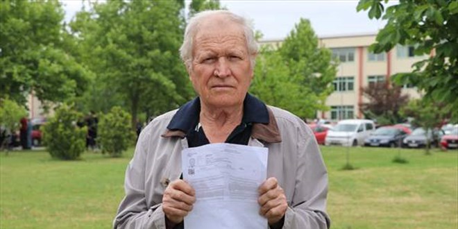 Edirne'de '80'lik delikanlı' arkeolog olma hedefiyle YKS'ye girdi