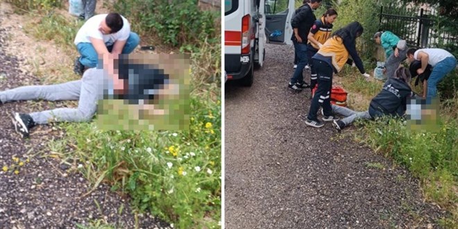 Bolu'da tabancayla yaralanan polis memuru hastaneye kaldırıldı