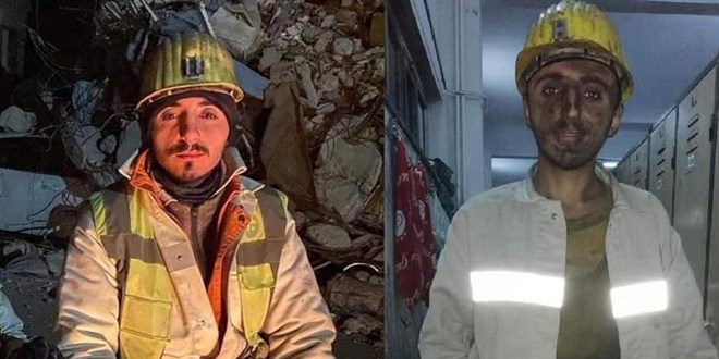 Deprem blgesinde gnll alan madenci, i kazasnda hayatn kaybetti
