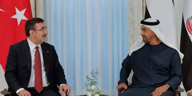 Yılmaz ve Şimşek BAE Devlet Başkanı ile görüştü