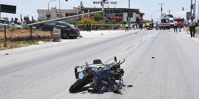 Hatay'da trafik kazasında 1 kişi öldü, 2 kişi yaralandı