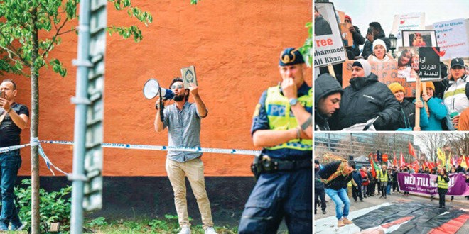 İsveç İslam'la savaş halinde: Mahkeme kararıyla Kur'an yaktırıyorlar