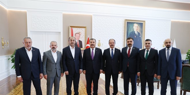 Sağlık-Sen'den Bakan Koca'ya Ziyaret