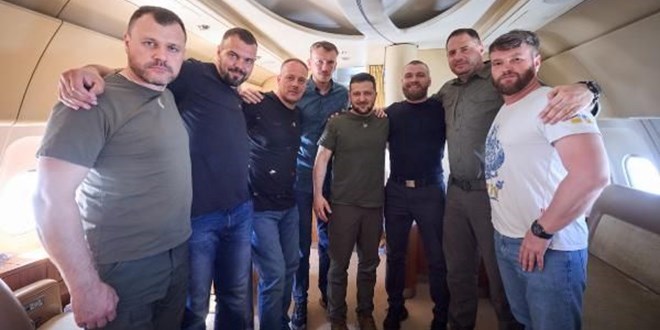 Zelenski sosyal medyadan paylat: 5 asker Trkiye'den Ukrayna'ya dnd