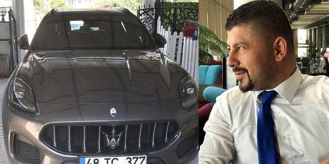 Maseratili polis memuru otomobilinde l bulundu