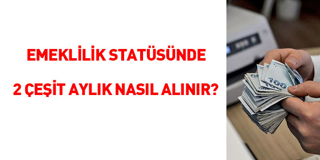 Emeklilik statüsünde 2 çeşit aylık nasıl alınır?
