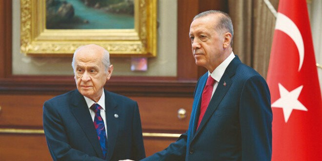 Erdoğan ile Bahçeli 'NATO'yu görüştü