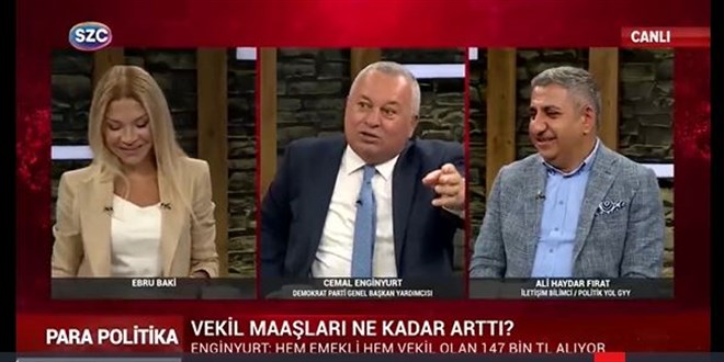 Cemal Enginyurt 'milletvekili maaşını' açıkladı, stüdyodakiler şaşırdı