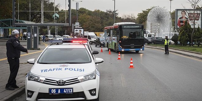 Trkiye genelinde trafik denetimi yapld