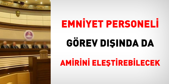 AYM, emniyet personelini ilgilendiren disiplin cezasn iptal etti