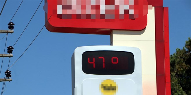 Adana'da termometreler 47 dereceyi gösterdi