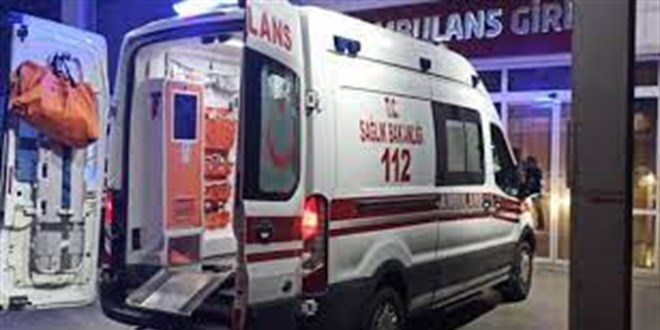 Yaylada akrebin soktuu oban ambulans helikopterle hastaneye ulatrld