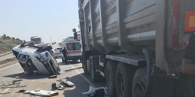 Kamyonetin tırla çarpışması sonucu 5 aylık bebek hayatını kaybetti
