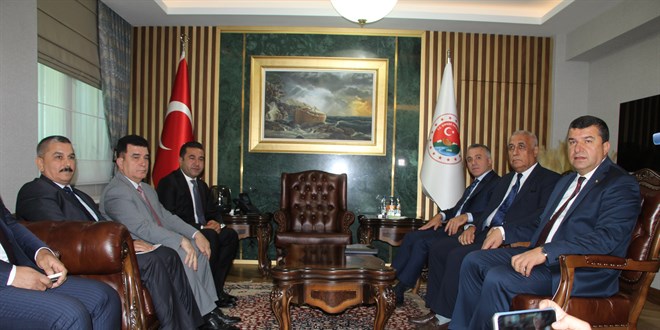 Şırnak Valisi Bilgin, Duhok'a bağlı Zaho Özel İdaresi Sorumlusu Şeyho ile görüştü