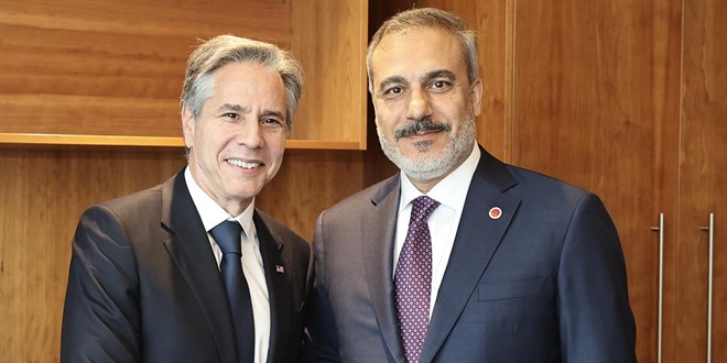 Dışişleri Bakanı Fidan, ABD Dışişleri Bakanı Blinken ile görüştü
