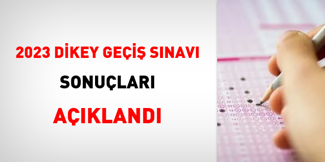 2023 - DGS sonuçları açıklandı