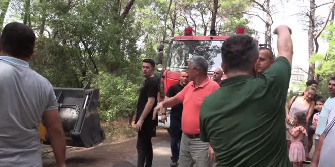 Kemer'de çıkan orman yangını kontrol altına alındı