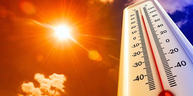 En yüksek sıcaklık 49,5 ile o ilçede ölçüldü