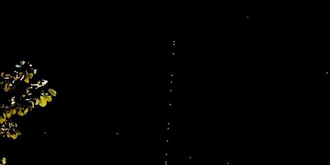 Starlink uyduları Bitlis semalarında görüntülendi