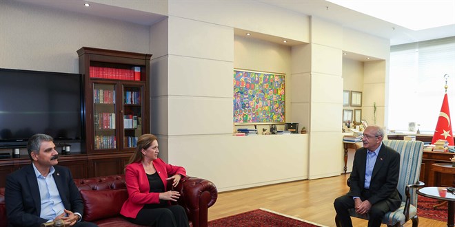 Kılıçdaroğlu, DİSK Genel Başkanı Çerkezoğlu ile görüştü