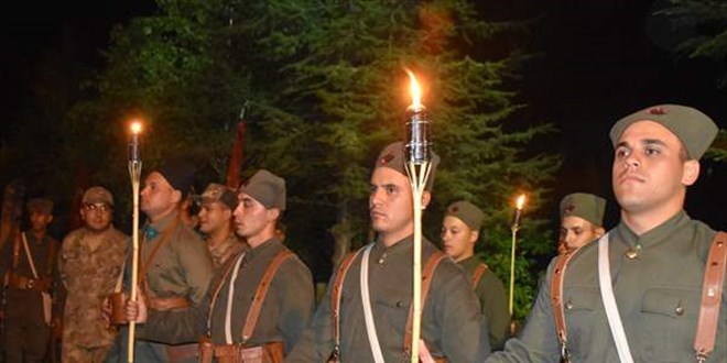Büyük Taarruz'un 101. yıl dönümü dolayısıyla 'Zafer Yürüyüşü' düzenlendi