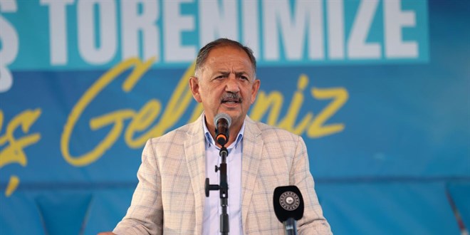 Bakanı Özhaseki: Hizmet siyasetini önceliyoruz