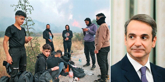 Yangınları göçmenler çıkarmış!