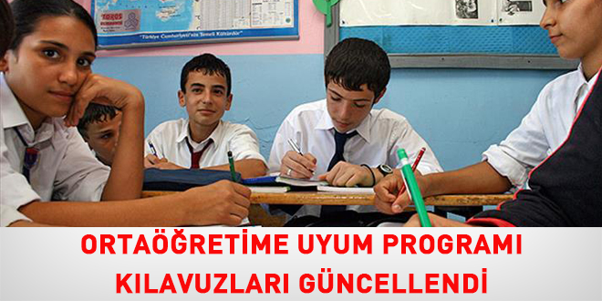 Ortaöğretime Uyum Programı kılavuzları yayınlandı