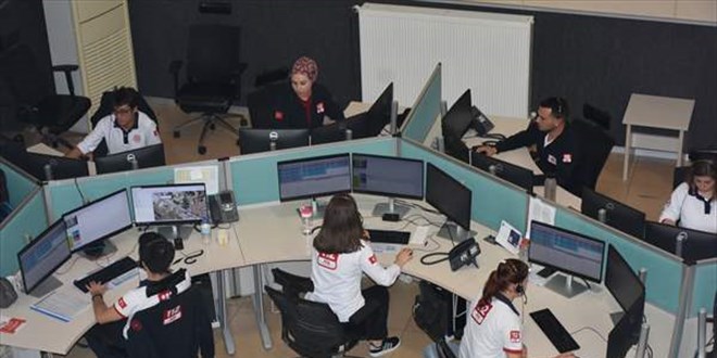 112 Acil Çağrı Merkezine gelen çağrıların yüzde 66,29'u asılsız çıktı