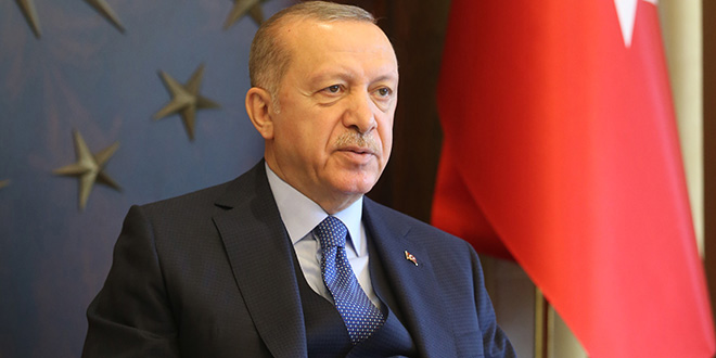 Erdoan, Libya Bakanlk Konseyi Bakan el-Menfi ile telefonda grt