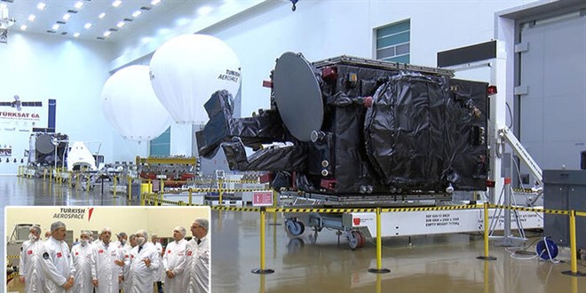 Türksat 6A'nın Haziran 2024'te uzaya fırlatılması bekleniyor