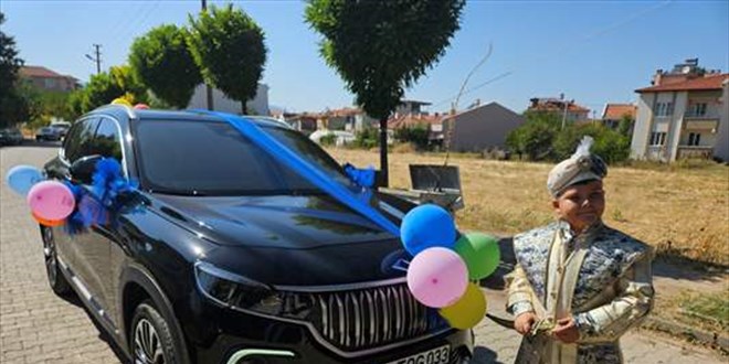 Togg, Balıkesir'de sünnet arabası oldu