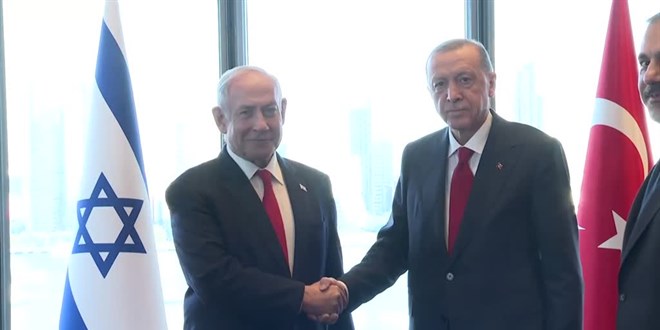 Erdoğan, İsrail Başbakanı Netanyahu'yu kabul etti
