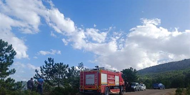 Konya'da orman yangınına havadan ve karadan müdahale ediliyor