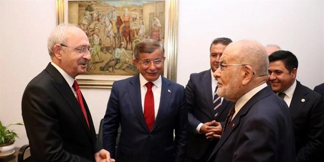 Kılıçdaroğlu, Karamollaoğlu ve Davutoğlu ile görüştü