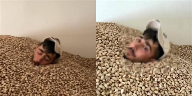 Tepki çeken görüntüler sonrası 2 ton fıstığa el konuldu
