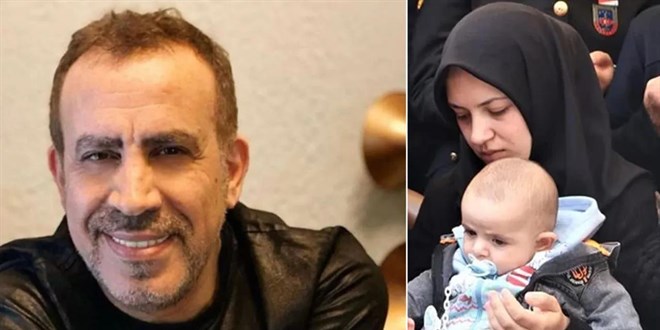Haluk Levent, şehit Mikail Bozlağan'ın çocuğunun ömür boyu eğitim masrafını üstlendi