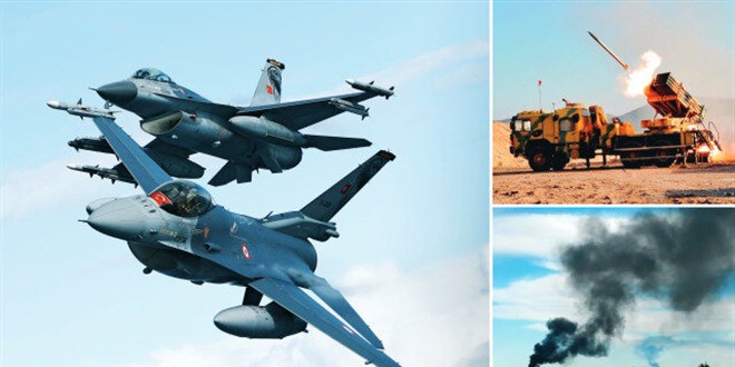 Irak ve Suriye'de 103 hedef imha