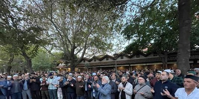 Konya'da Filistinlilere destek gösterisi yapıldı