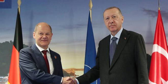Cumhurbaşkanı Erdoğan Almanya Başbakanı Scholz ile telefonda görüştü
