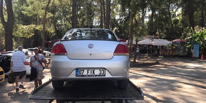 Antalya'da korsan taşımacılık yapan sürücüye 20 bin 342 lira ceza kesildi