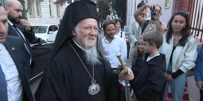 Bartholomeos'tan dikkat çeken İsrail-Gazze savaşı açıklaması