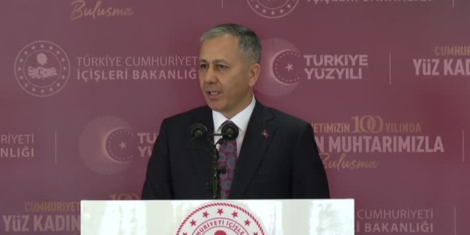 İçişleri Bakanı Yerlikaya kadın muhtarlarla bir araya geldi