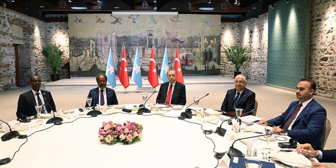 Cumhurbaşkanı Erdoğan, Somali Cumhurbaşkanı Mahmud ile görüştü