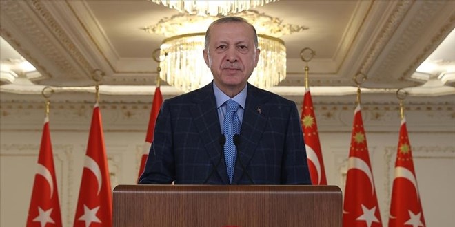 Erdoğan: Cumhuriyet'imizin 100'üncü yıl dönümüne ulaşmanın heyecanını ve gururunu yaşıyoruz