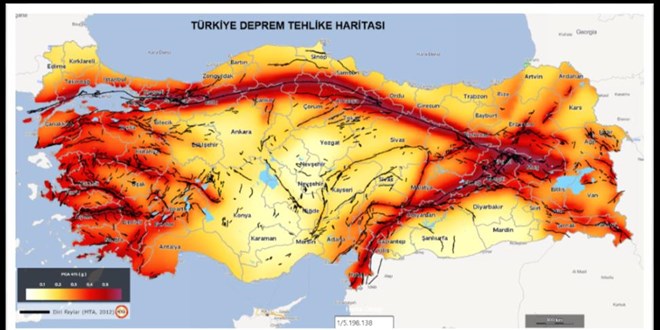 'Trkiye Deprem Tehlike Haritas'n gncelleyecek projede imzalar atld